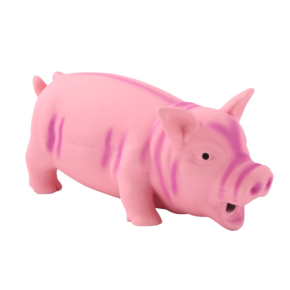 Squeaky Pig Rubber Latex